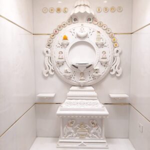 Premium Finish Jain Marble Mandir