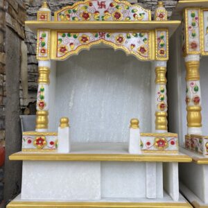 Color Touch Indoor Marble Mandir – Designer Look