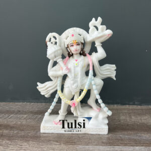 12-Inch Premium Marble Hanuman Ji idol