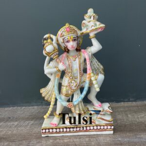 Handcrafted 27-Inch Lord Hanuman Ji Marble Dust Murti