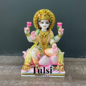 15-inch Premium Marble Laxmi Mata Idol