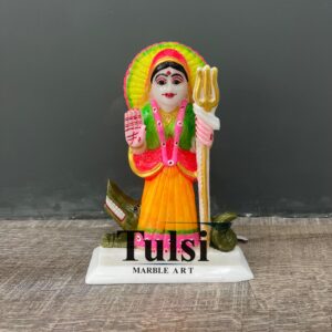 Premium Quality 9-Inch Marble Khodiyar Maa Murti – Tulsi Marble Art