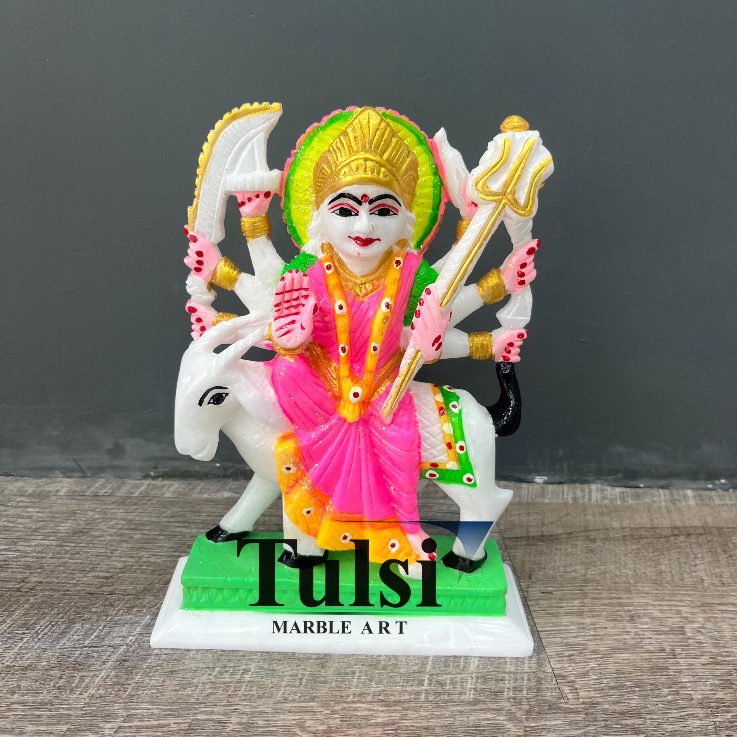 Premium 9-Inch Marble Meldi Mata Murti