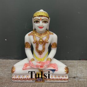 9-Inch Premium Marble Jain Murti